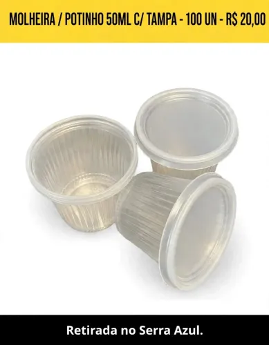 Molheira 50ml com tampa