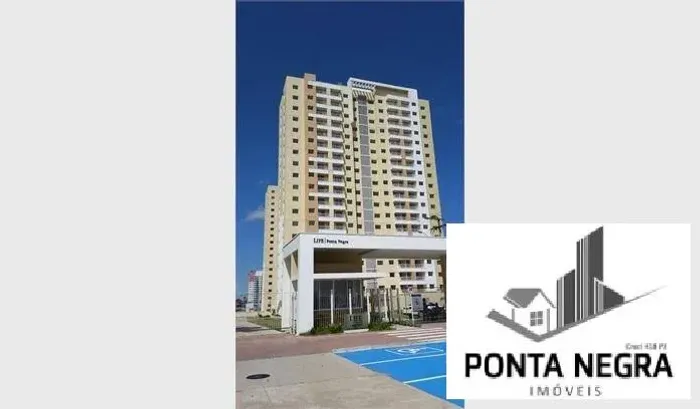 LIfe Ponta negra, 66m2, apto de 2 qts.