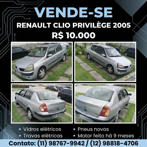 Renault Clio Sed. Privilège Hi-flex 1.6 16V 4P 2006