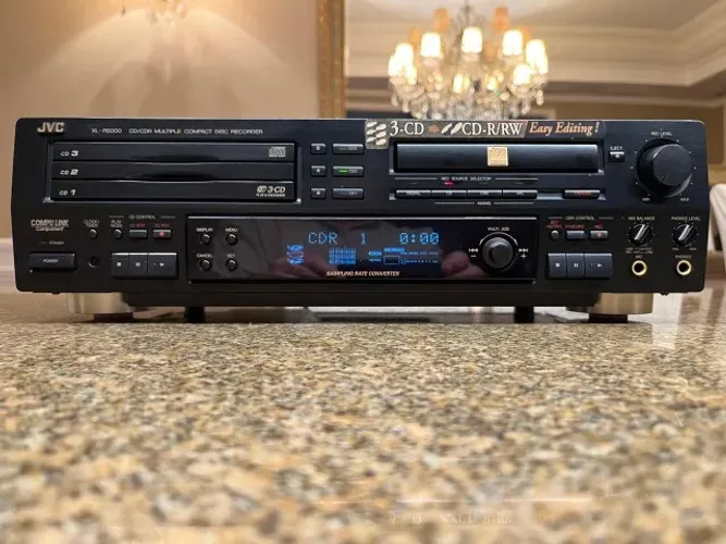 Gravador Jvc Xl-r5000bk Cd-r/rw 3cd Changer Made In Japan
