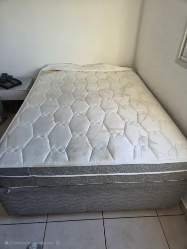 Cama de casal box orthocrin