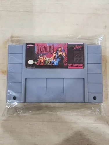 Enfrente Orcs e vingue seu povo em Black Thorne de snes