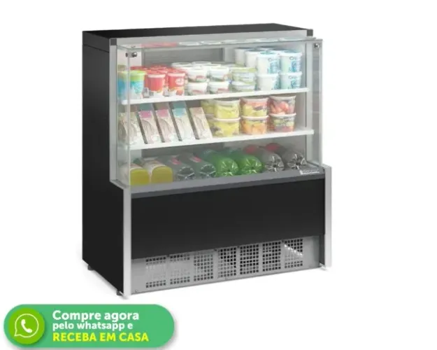 Balcão Refrigerado 1,25M 2 Placas Gelopar Novo