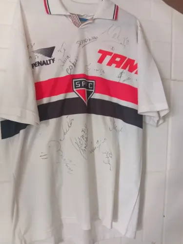 Camisa retrô do São Paulo - (número 2 de Cafu)