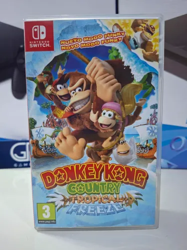 Donkey Kong Country Tropical Freeze Switch - mídia física seminovo