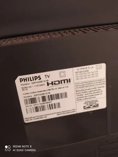 Tv smart 32 polegadas Philips 
