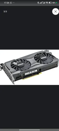 Placa de Vídeo INNO3D GeForce RTX 3060 Twin X2 12GB GDDR6 (NOVA RETIRADA DA CAIXA)