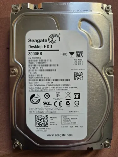 HD PC interno 3TB (300GB) Seagate