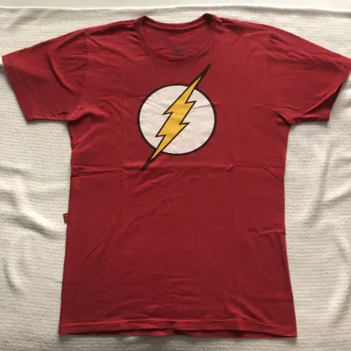 camiseta dc the flash tamanho m piticas