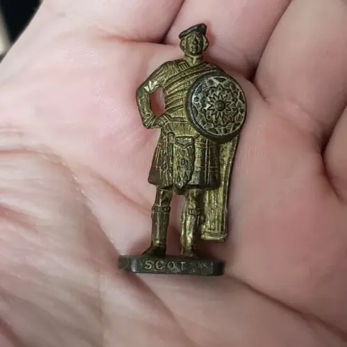 escocês brinde do kinder ovo coleção figuras históricas scot 1 miniatura