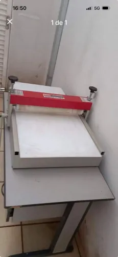 Maquina manual corte e vinco 0,50 cm de boca
