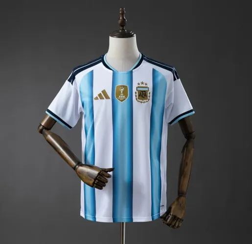 Camisa Seleção Argentina Home Copa 2026 Masculina GG - Modelo Torcedor