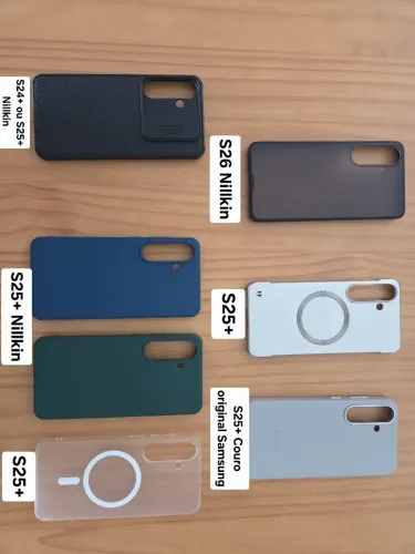 Capinhas para Samsung S24+/S25+ e S26+