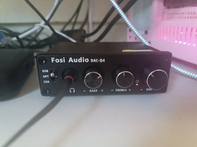 DAC Amplificador Fosi Áudio Q4