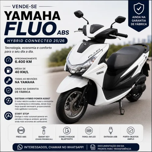 Yamaha Fluo ABS Hybrid Connected 25/26