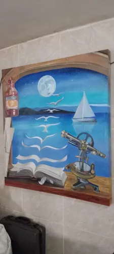 Painel a óleo sobre linho - Exclusivo