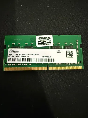 MEMÓRIA RAM DDR4 8GB 3200hz