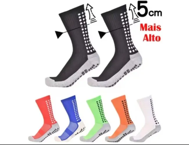 Meia Esportiva Antiderrapante - conforto, Segurança e Estilo 