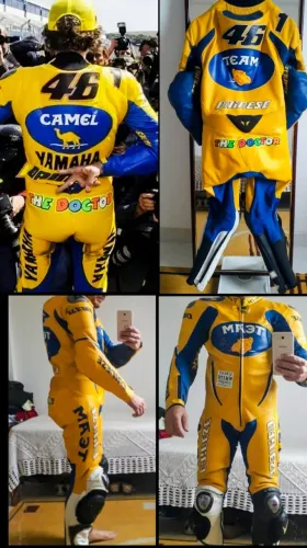 RARO! Macacão Original Dainese THE DOCTOR 46 MotoGP - Edição Limitada