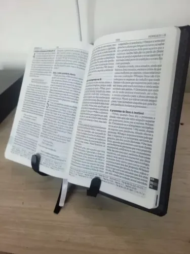 suporte para Livros, Decorativo, Leitura Porta Bíblia Aberta, de Mesa, Estudo, Organizador