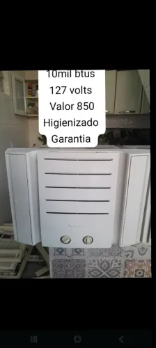 Ar-condicionado 10 mil btus 127volts Higienizado e com garantia.