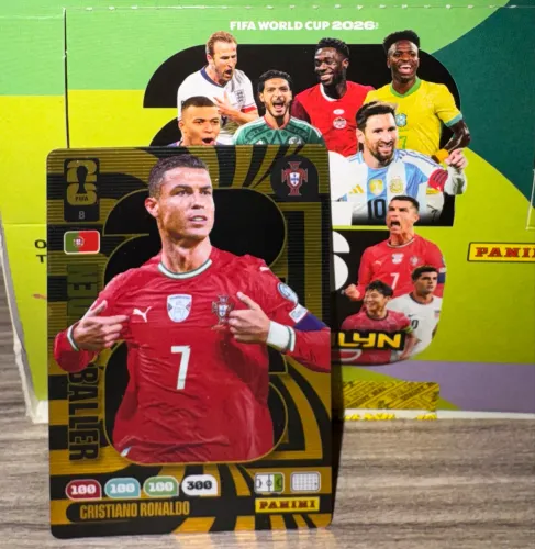 Card Cristiano Ronaldo Golden Baller - Panini Adrenalyn XL
