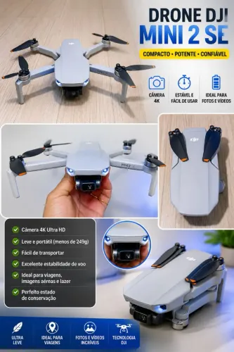 DJI Mini 2 Completo | 2 Baterias Originais | Excelente Estado | Sem Quedas