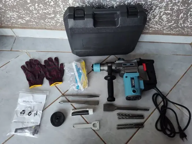 Martelete Rompedor Furadeira 2200w Sds Plus C/maleta