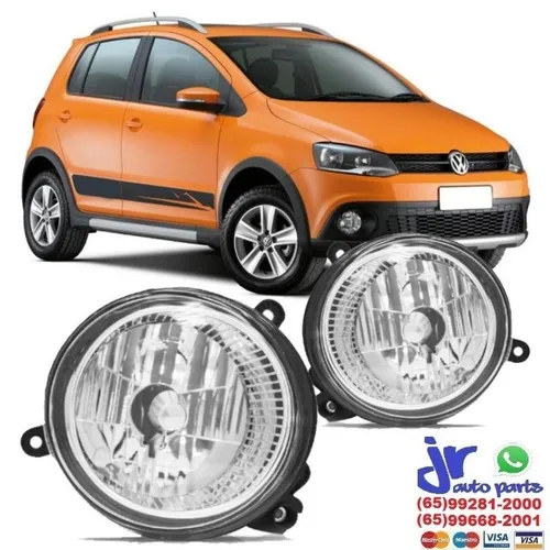 Par Farol de Milha CrossFox 11 a 14 SpaceCross 12 a 16 Auxiliar Neblina