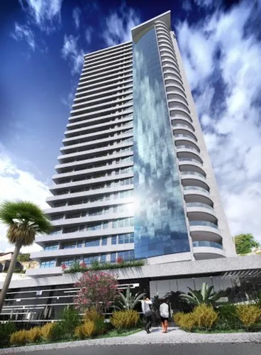 Fantástico apartamento com 4 suítes em areia preta