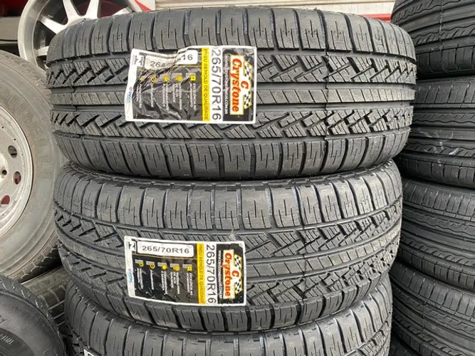 Par de pneus 265/70r16 remolde (borracha vipal)