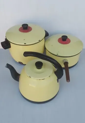 Panela Esmaltada Antiga 