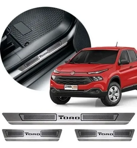 Soleira Protetor da Porta Aço Inox Para Todos os Carros - Com Grafia Mod Original