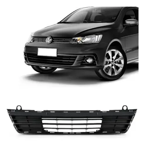 Grade Parachoque Volkswagen Gol G7 2017 / 2018 - Central Preto - Fipparts