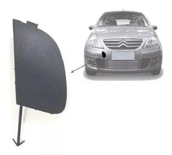 Tampa Reboque Parachoque Dianteiro Citroen C3 2008 A 2012