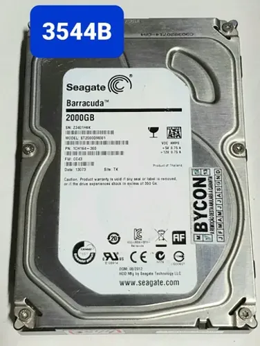 Placa Logica Hd 2 T.b St2000dm001 - Fw: Cc43 - Cod: 3544b