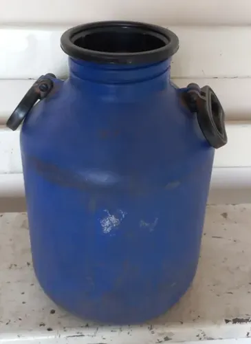 Leiteira Depósito Vasilhame De Leite 20 Litros Azul injesul