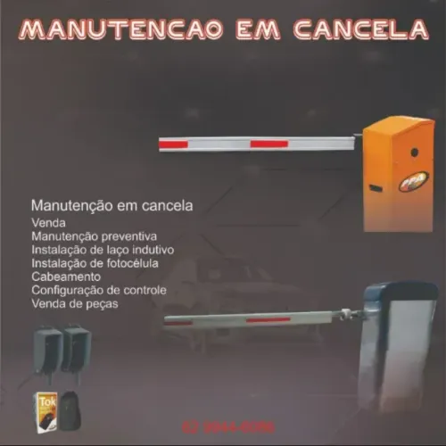 Manutednção em cancela