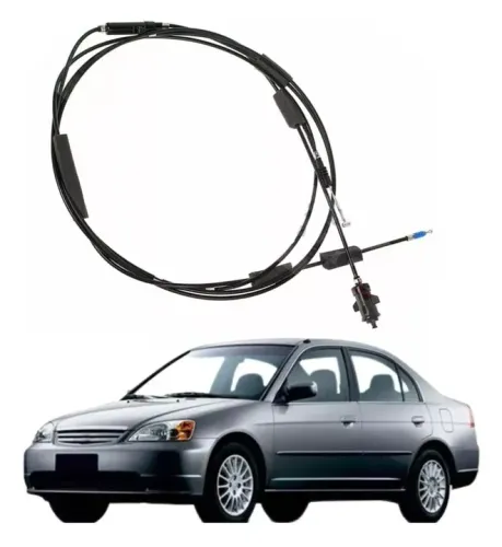 Cabo de abertura Mala e tanque de combustivel Honda Civic 1.7 2001 a 2006.