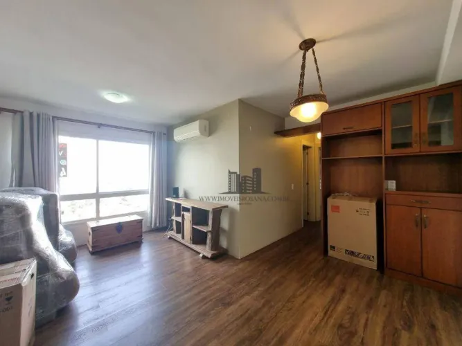Ótimo apartamento de 2 dormitórios semi mobiliado com 1 suíte, churrasqueira 02 box/vaga n