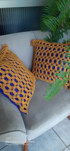 Almofadas em macrame (un)