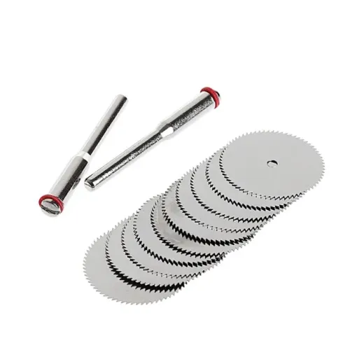 Mini Disco de Corte para Madeira Micro Retífica Microretifica - Kit com 12 Peças