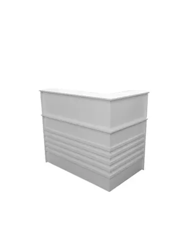 balcão L light ripado 120/75