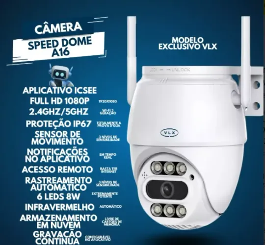 Camera Smart 4mp a Prova Dágua 