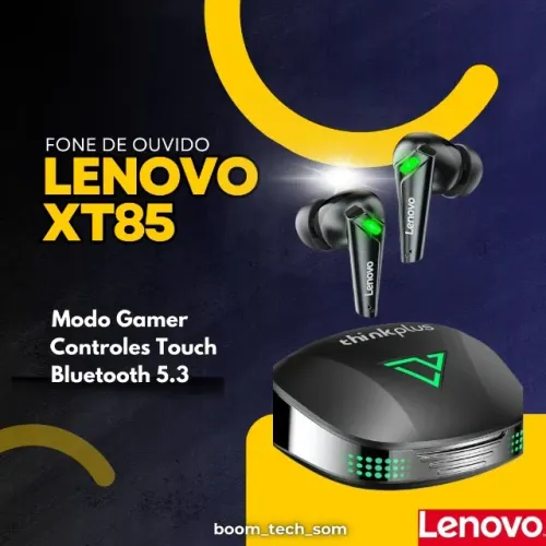 Fone Sem Fio Lenovo XT85 Bluetooth | Garantia | Modo Gamer | Pronta Entrega