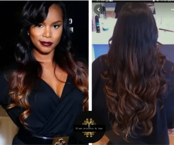 telas em tic tcs cabelo morena iluminada bio humano.
