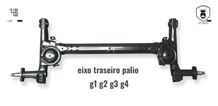 Eixo traseiro Palio g1 g2 g3 g4