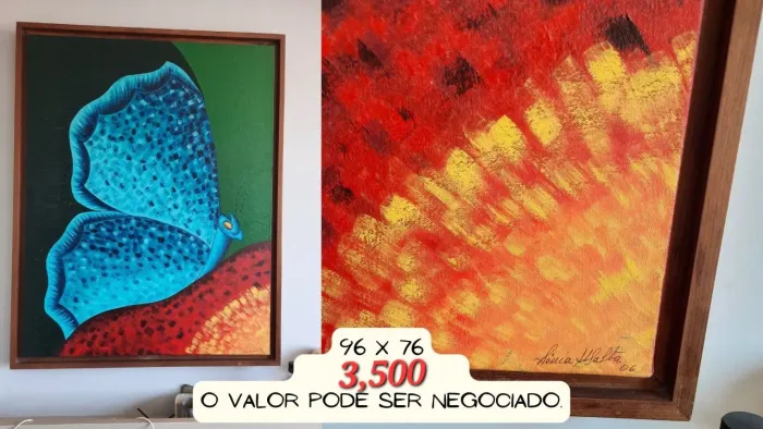 Quadro com moldura - Sônia Malta 2006