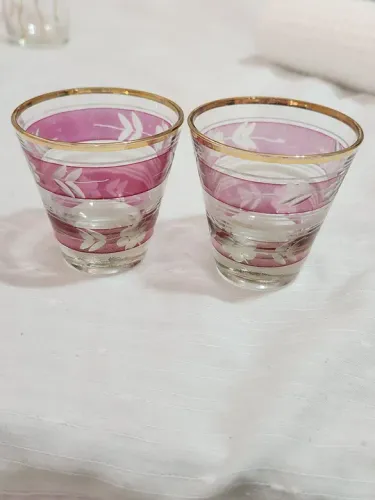 Par copo Copinhos Antigos decorados