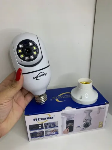 Câmera Espia Wi-Fi Disfarçada de Lâmpada